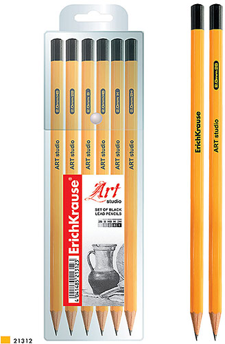 126688 - Набор 6 чернографитных карандашей ART-STUDIO, арт. 21312