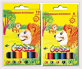 Новинка Каляка-Маляка: толстые восковые карандаши в ассортименте компании ФАРМ 
