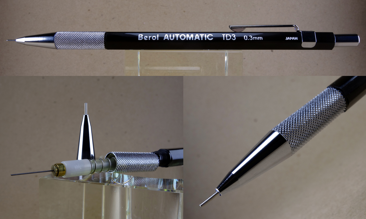 Механический карандаш Berol AUTOMATIC TD3, грифель 0,3 мм