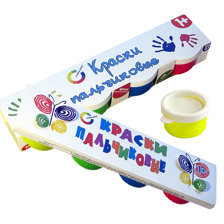 Пальчиковые краски для малышей